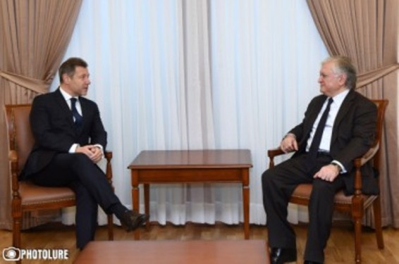 Է. Նալբանդյանը և Մինսկի խմբի ֆրանսիացի նորանշանակ համանախագահը քննարկել են ԼՂ խնդրի խաղաղ կարգավորմանն առնչվող հարցեր