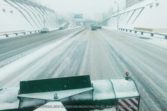 Շարունակվում են ձնամաքրման աշխատանքները