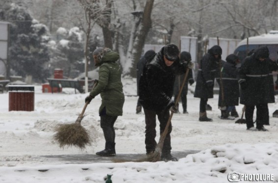 Երևանում և հանրապետության շրջաններում ձյունը չի դադարի. առաջիկա 5 օրվա եղանակը