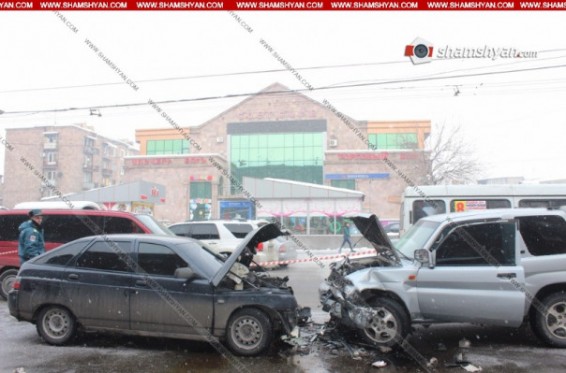 ՃՏՊ Երևանի Բագրատունյաց պողոտայում. կան տուժածներ