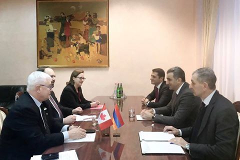 ՀՀ գյուղատնտեսության նախարարն ընդունել է Հայաստանում Կանադայի դեսպան Ջոն Քյուրին