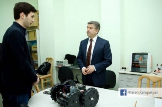 Կարեն Կարապետյանը խոստացավ ֆինանսավորել ԵՊՀ ուսանողների արդյունքներով լավագույն երեք Start-up ծրագրերը