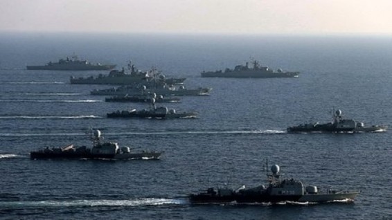 Парад ВМС армии ИРИ в свободных водах