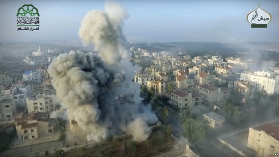 ВВС России и Сирии по ошибке нанесли авиаудар по сирийским повстанцам, поддерживаемым США