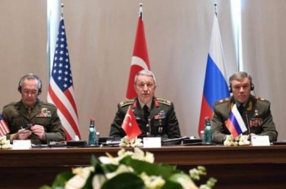 ԱՄՆ-ի, Ռուսաստանի և Թուրքիայի ԳՇ պետերը հանդիպել են Անթալիայում