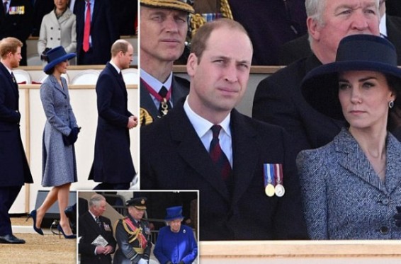 Մեծ Բրիտանիայի թագավորական ընտանիքը՝ Լոնդոնում պատերազմների զոհերին նվիրված հուշարձանի բացմանը