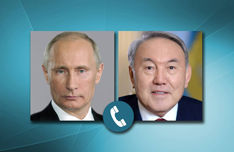 В.Путин провел телефонный разговор с Президентом Казахстана