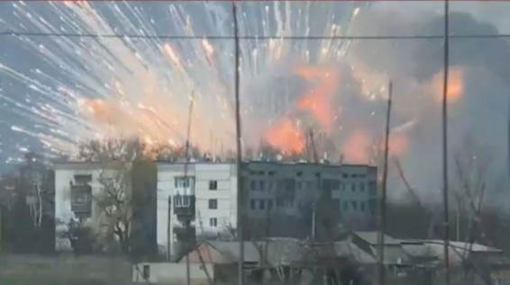 При взрывах в Балаклее пострадали более 70 украинских военных