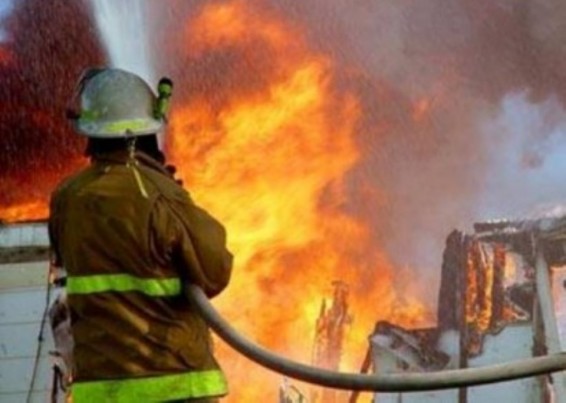 Հրդեհ Ստեփանավան քաղաքում