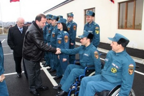 ԱԻ նախարարն այցելել է Հայ-ռուսական մարդասիրական արձագանքման կենտրոն