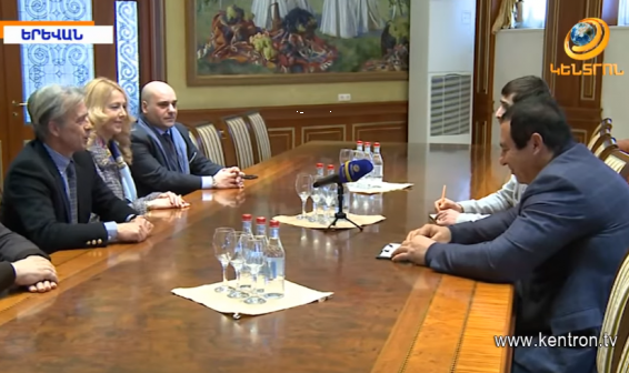 Video. Ուբերտո Գուչին հանդիպել է «Մուլտի Գրուպ» կոնցեռնի հիմնադիր Գագիկ Ծառուկյանի հետ