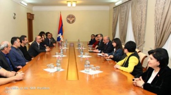 Արցախի նախագահն ընդունել է Սերժ Թանկյանին ու Ատոմ Էգոյանին