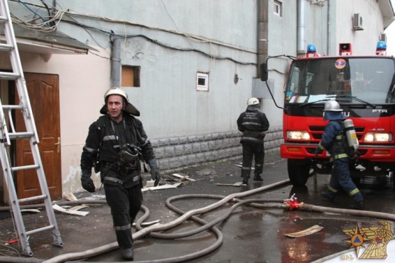 «Ժանմարկետ» խանութում հրդեհ է բռնկվել