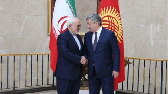 Зариф провел консультацию с президентом Кыргызстана