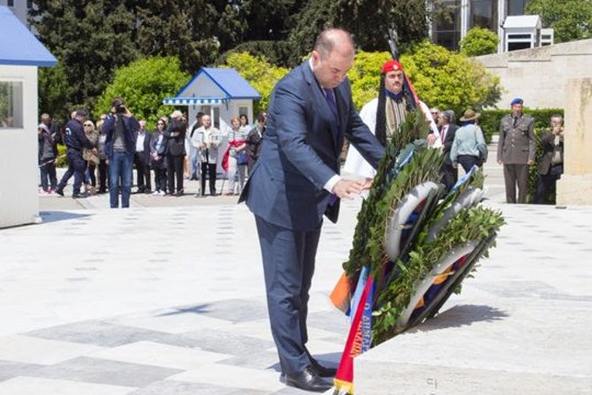 Հունաստանի տարբեր քաղաքներում Հայոց ցեղասպանության տարելիցին նվիրված միջոցառումներ են կազմակերպվել