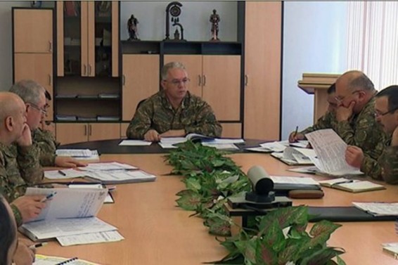 Ծառայողական խորհրդակցություն Արցախի ՊԲ-ում