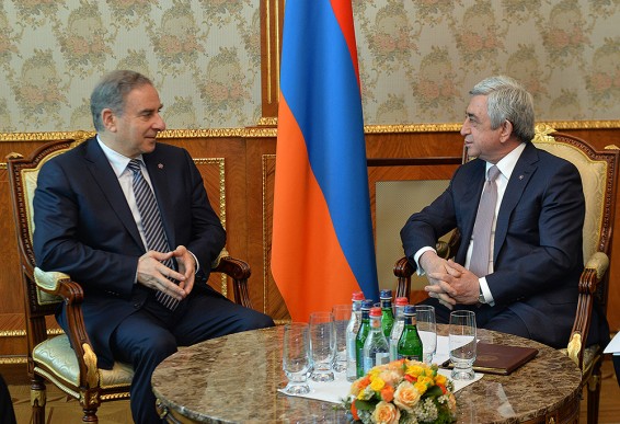 Նախագահը ընդունել է Լիբանանի պետնախարար Միշել Պիեռ Ֆարաոնին