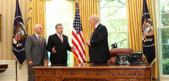 В Вашингтоне прошла встреча премьера Грузии с Трампом и Пенсом
