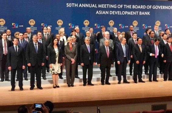 Փոխվարչապետը մասնակցել է Ասիական Զարգացման Բանկի կառավարիչների 50-րդ տարեկան նիստի