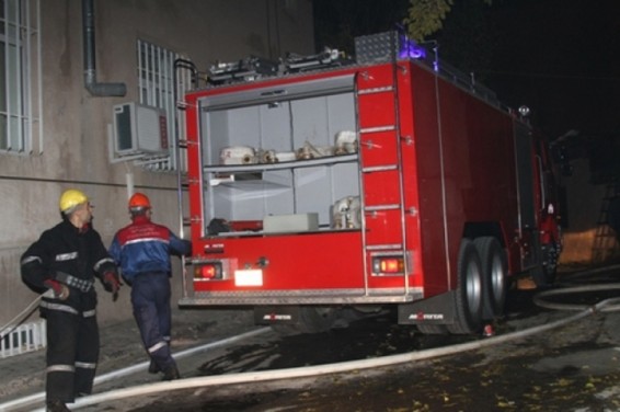 Հրդեհ Տիգրան Մեծի պողոտայում