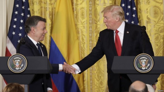 Трамп обещал президенту Колумбии продолжить совместную борьбу с преступностью
