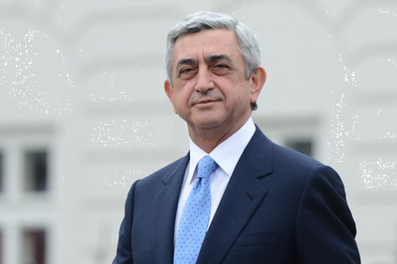 Սերժ Սարգսյանը շնորհավորական ուղերձ է հղել Իրանի նախագահ Հասան Ռոհանիին