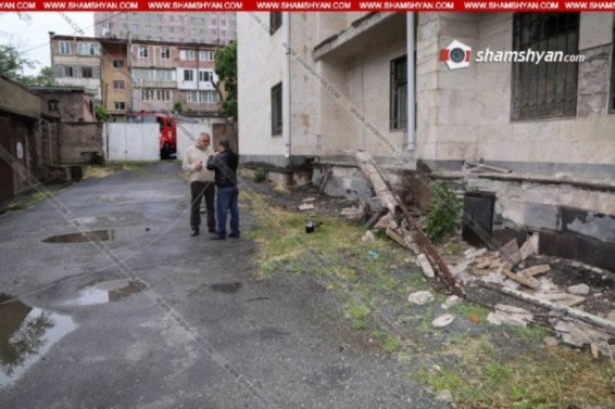 Արտակարգ իրավիճակ ոստիկանության Մաշտոցի բաժնում. հենասյուները փլուզվել են