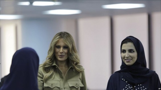 Мелания и Иванка Трамп: встречи в Эр-Рияде