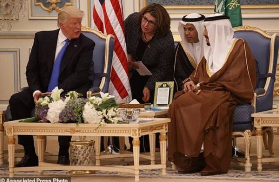 Թրամփը և Սաուդյան Արաբիայի թագավորը քննարկել են ահաբեկչության ֆինանսավորման դեմ պայքարը