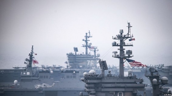 Иранские ВМС навели лазерный целеуказатель на вертолет США