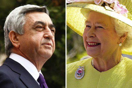 Սերժ Սարգսյանը շնորհավորել է Եղիսաբեթ II-ին