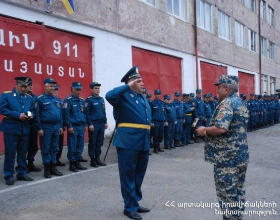 Երկարամյա ծառայությունը ԱԻՆ-ում գնահատվում է. պարգևատրվել են փրկարարները