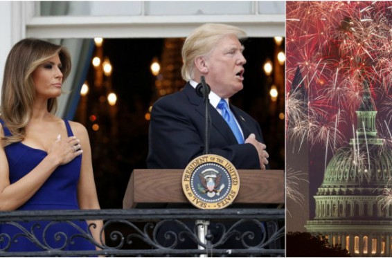 Դոնալդ և Մելանյա Թրամփերն ԱՄՆ անկախության 241-ամյակի առթիվ ընդունելություն են կազմակերպել Սպիտակ տանը