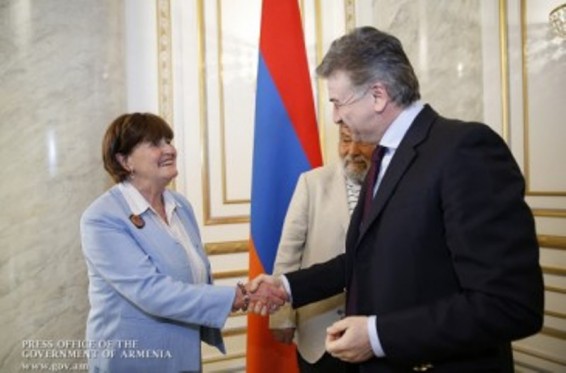 Կարեն Կարապետյանն ընդունել է Քերոլայն Քոքսի գլխավորած պատվիրակությանը