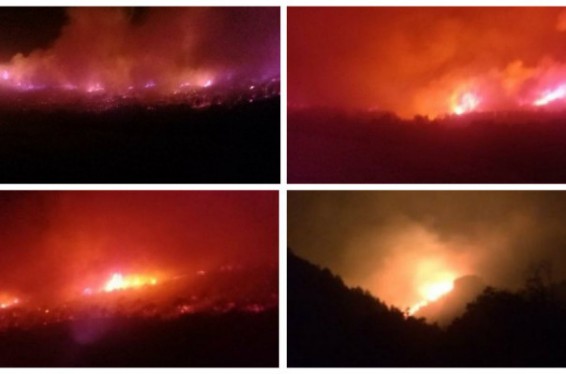 Վայոց ձորում մոտ 230 հա բուսածածկ տարածք է այրվում. հրդեհաշիջմանը մասնակցում է 72 հրշեջ, ուժային կառույցների տասնյակ աշխատակիցներ, ՊՆ ուղղաթիռ