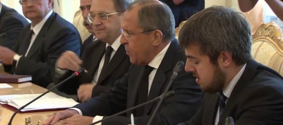 С.В.Лаврова в ходе переговоров с Министром иностранных дел Иордании