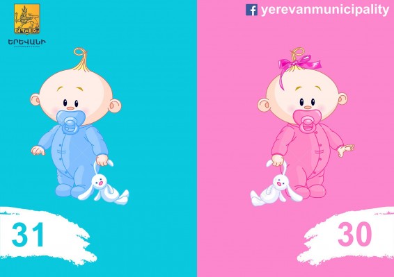 Մայրաքաղաքում ծնվել է 61 երեխա